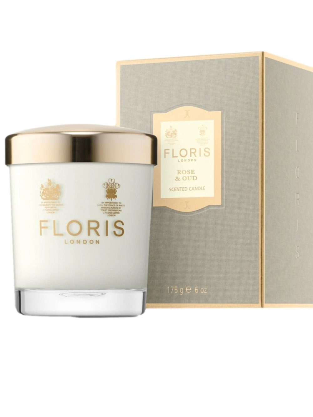 NEW Floris Rose & Oud Candle - 6 oz